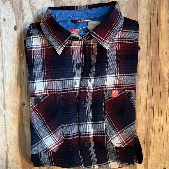 NWT The American Outdoorsman Mid-Weight Button Down Flannel L - Picture 3 of 9